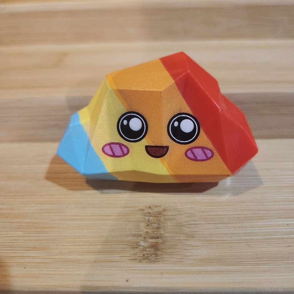 Lankybox Mystery Mini Fig Rainbow Rocky RARE‎ Figure Loose Rainbow